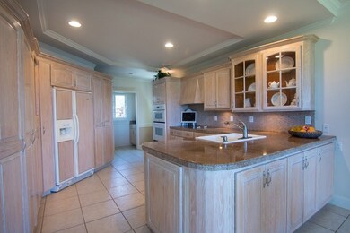 Large, open kitchen.