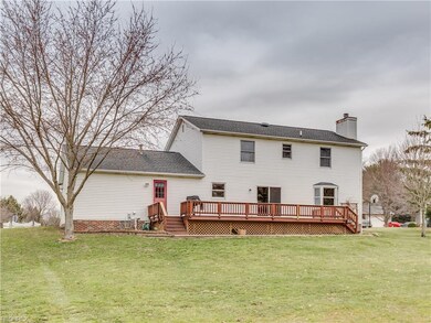 Large deck overlooking 1.5 acres in Lake Township