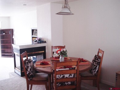Open living area with dinning area