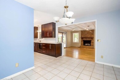 Dining Room looking toward Den and Kitchen