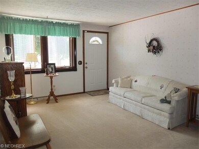 Large living room right off the kitchen.