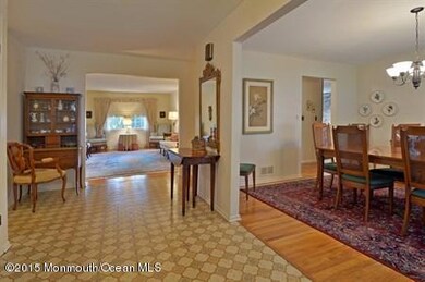 Foyer and dining room