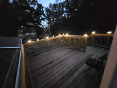 Solar powered lights around entire deck and stairc