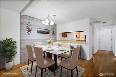 Dining room area with additional counter seating to enjoy