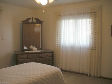 One of the three bedrooms