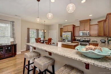 Pull up bar with plenty of granite countertop spac