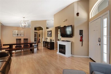 Dining and Living room combined.