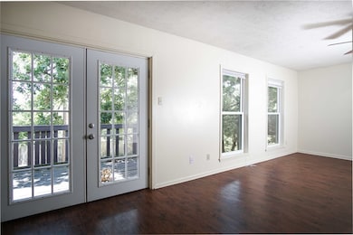 Doorway to outside with french doors, plenty of na