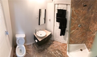 First floor full bath with walk in shower