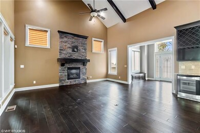 Gorgeous Hearth with Tons of Light