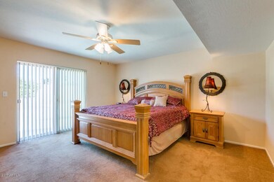 Master Bedroom with backyard access