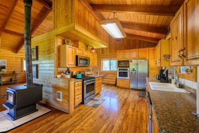 Main level offers a spacious kitchen and open layout