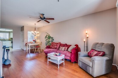 Living area from sliding door