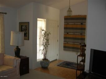 Living room to entry way