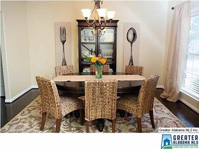 Beautiful formal dining room with crown molding
