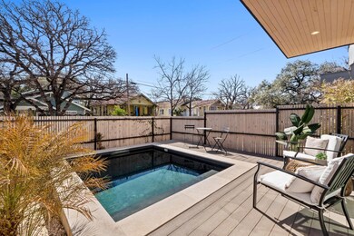 View of pool with a fenced backyard