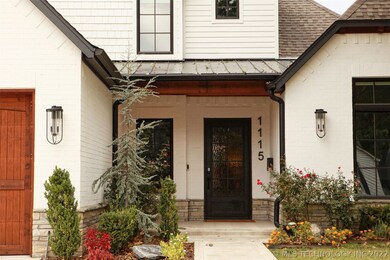Welcoming front covered porch