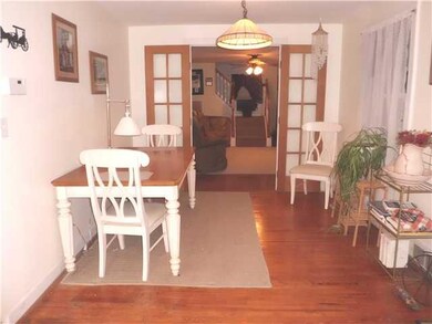 Dining Room. French Doors makes it easy to close o