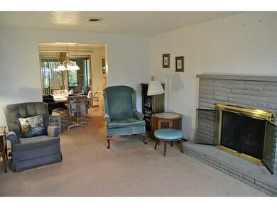 Living Room. Living room and gas fireplace.
