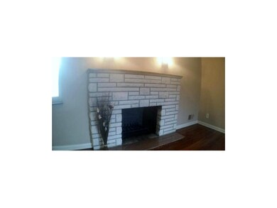 Beautiful stone fireplace
