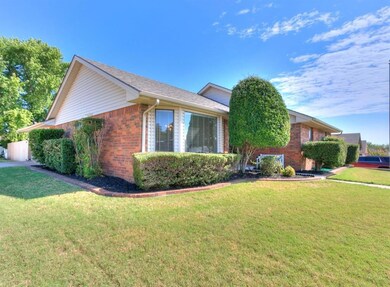 View of front of property with a front yard