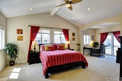 Huge master suite with sitting area, balcony and f