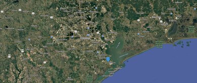 Aerial map of property and surrounding area