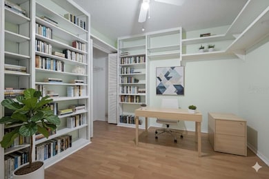 Virtually Staged Home Office or 3rd bedroom