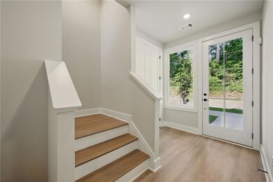 private entrance to guest suite/office