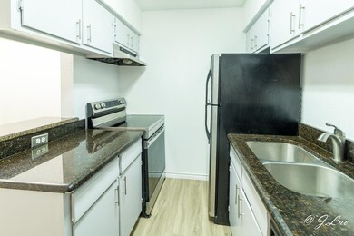 Kitchen featuring a sink, under cabinet range hood