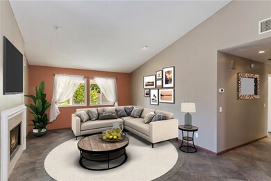 Living Room Virtual Staging