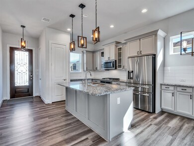 Welcoming entry and open concept floor plan