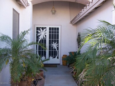 Walkway to the front door