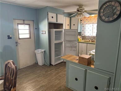 looking into kitchen from living room