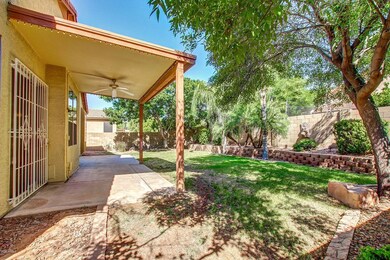 Amazing back yard with mature trees