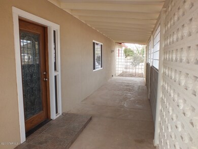 Main entrance door and front patio
