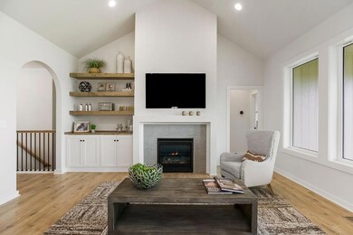Living Room With Fireplace Photo of PREVIOUS MODEL
