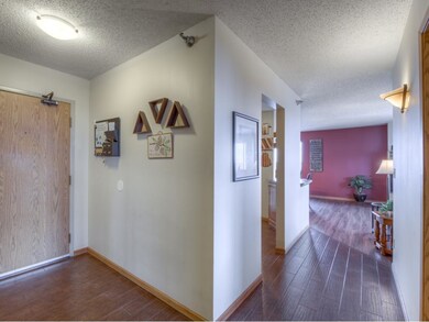 Tile floors in entryway