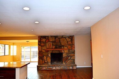 Stone Fireplace