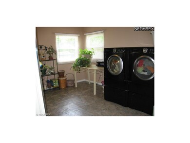 Huge first floor laundry room with new flooring