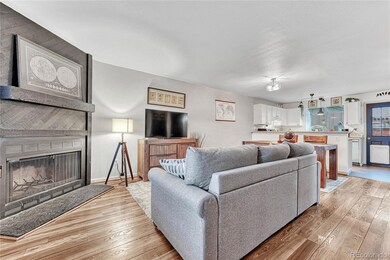 Real wood burning fireplace