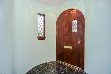 Marble tile entry into Turret.