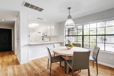 Dining space with healthy amount of natural light