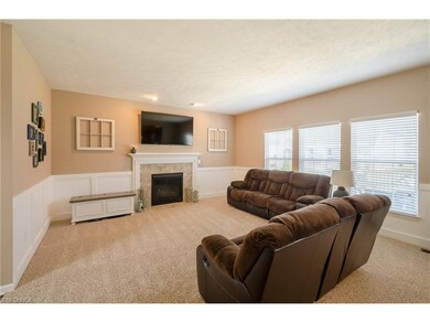 Family Room with gas fireplace