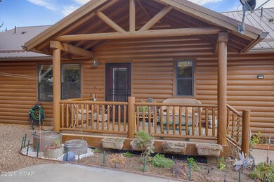 Front Covered Entry Deck