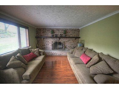 Family Room. Natural lighting fills this room as w