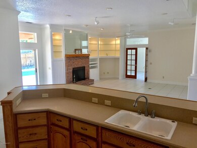 top kitchen to family room