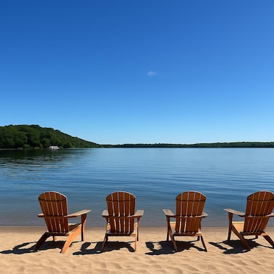 Photo digitally enhanced to show future beach