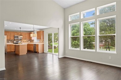 Great room flows seamlessly into the kitchen.