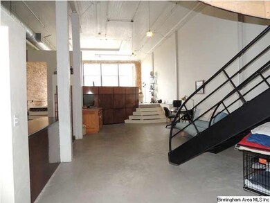 Open loft with great old loft features.  Great nat